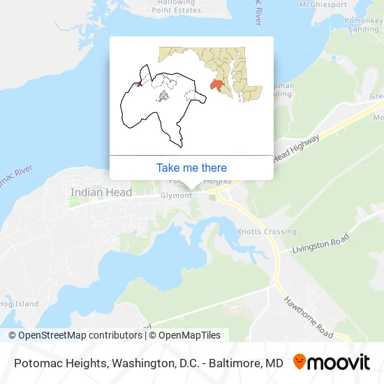 Potomac Heights map