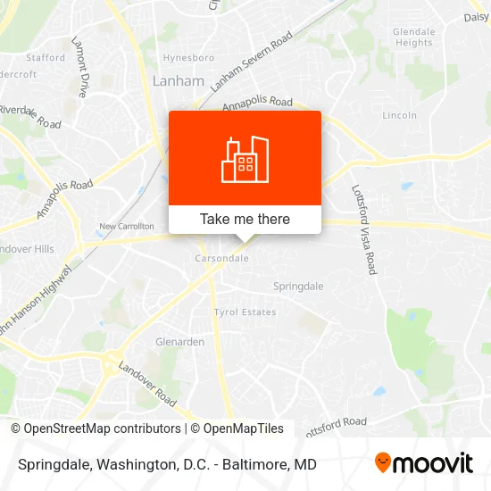 Springdale map