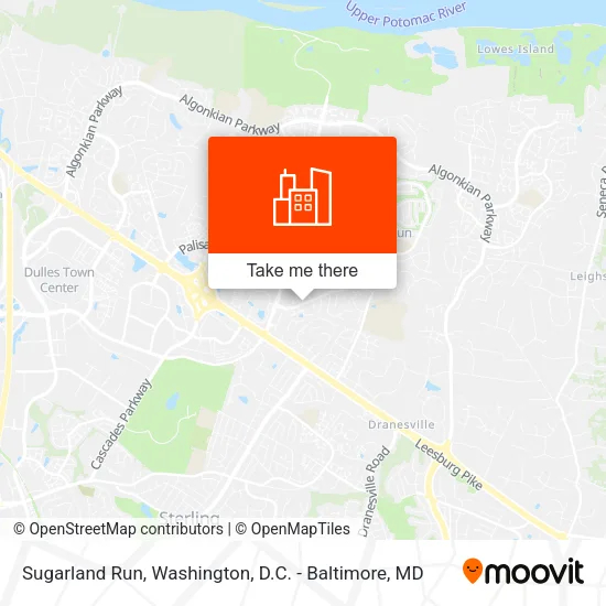 Sugarland Run map