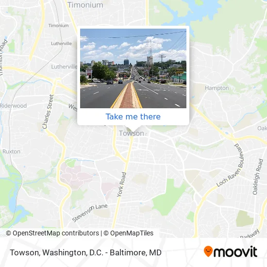 Towson map