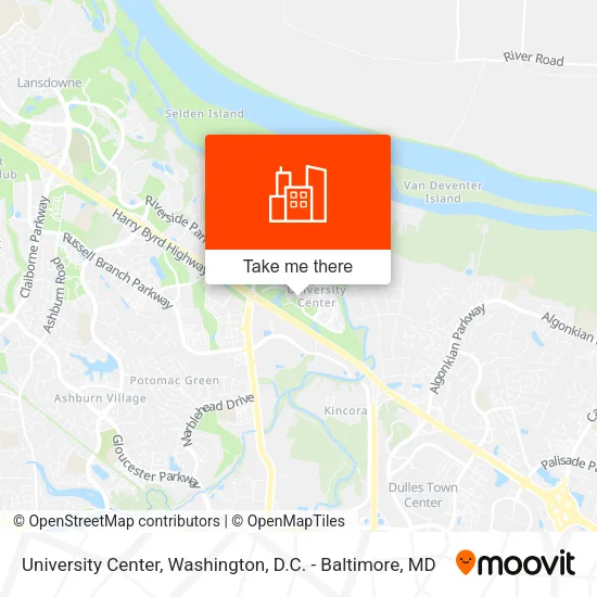 University Center map