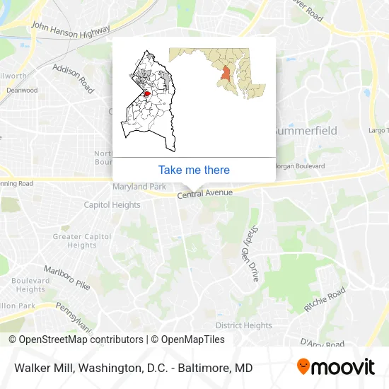 Walker Mill map