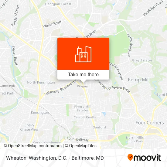 Wheaton map