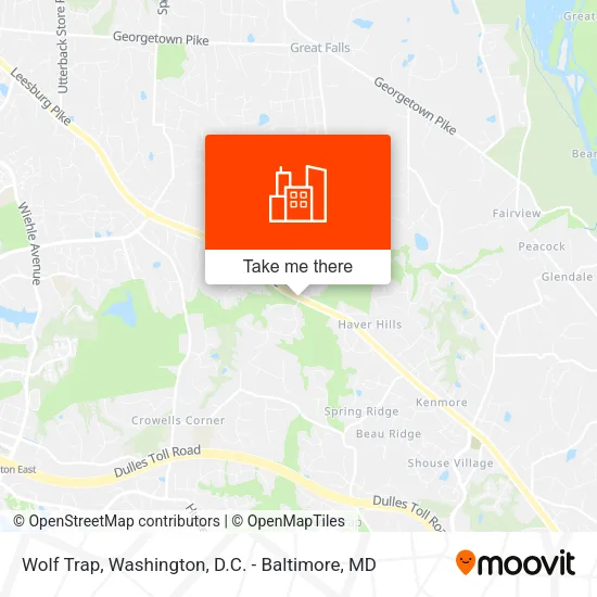 Wolf Trap map
