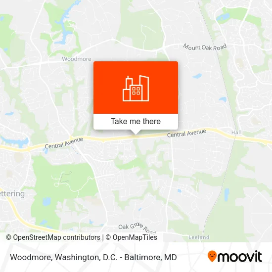 Woodmore map