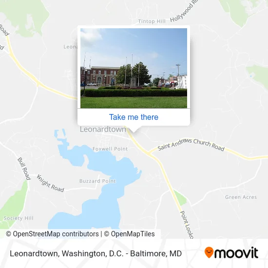 Leonardtown map