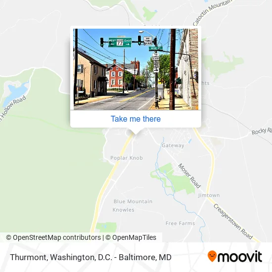 Thurmont map