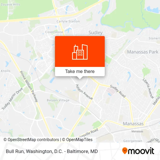 Bull Run map