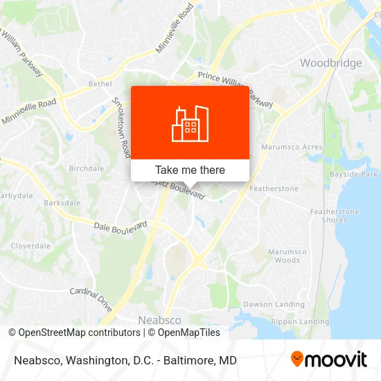 Neabsco map