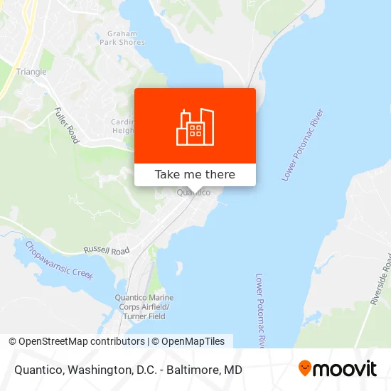 Quantico map