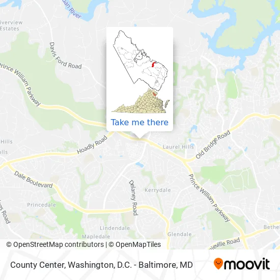 County Center map