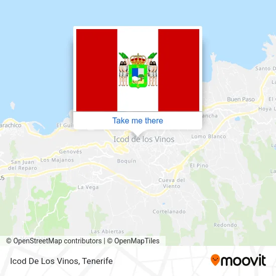 Icod De Los Vinos map