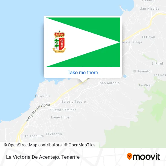 La Victoria De Acentejo map