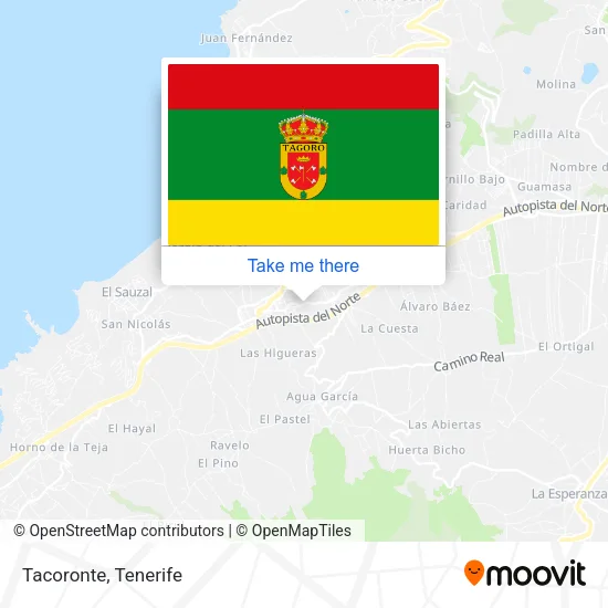 Tacoronte map