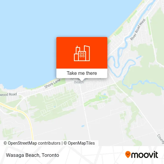 Wasaga Beach map