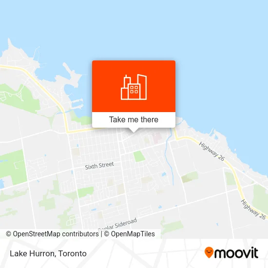 Lake Hurron map