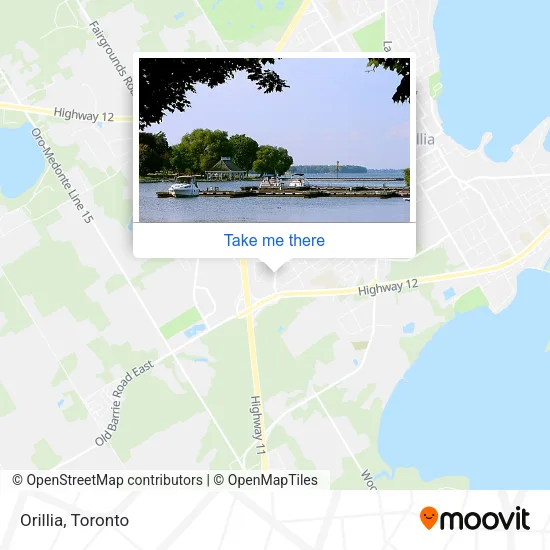 Orillia map