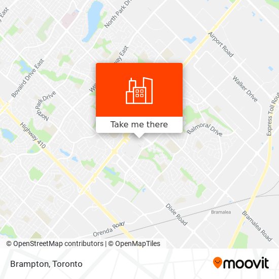 Brampton map