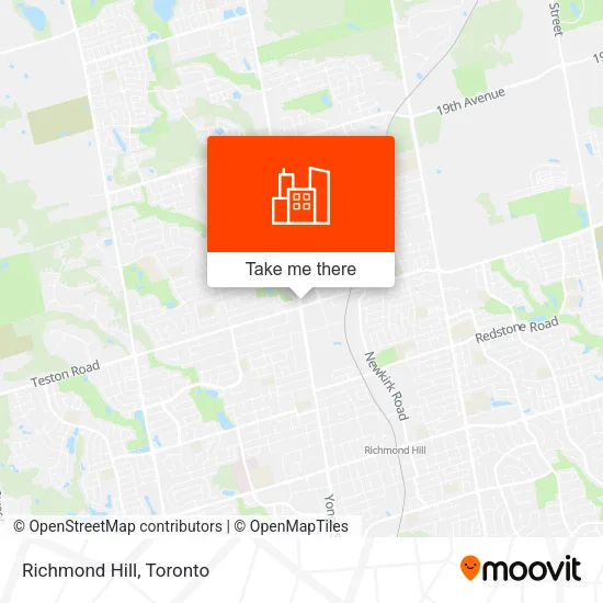 Richmond Hill map