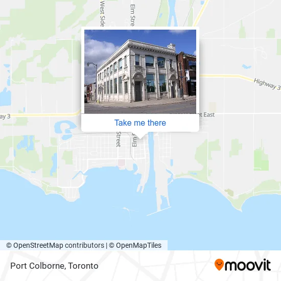 Port Colborne map