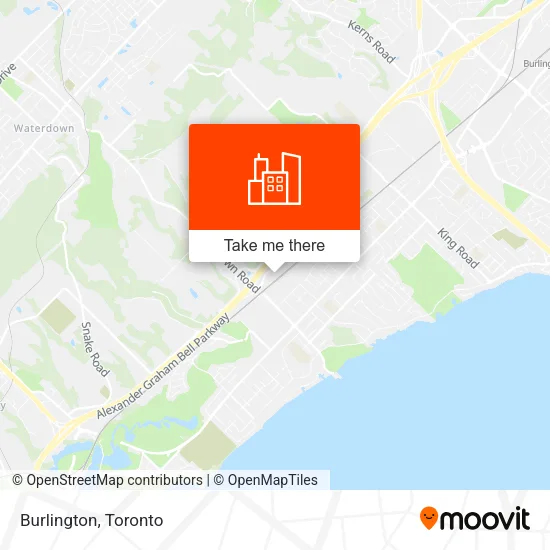 Burlington map