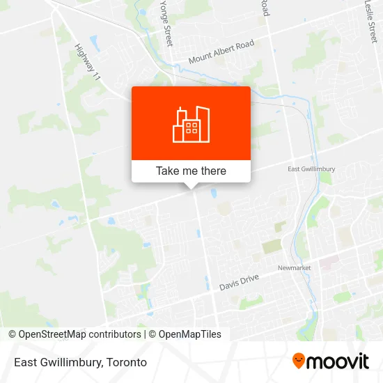East Gwillimbury map