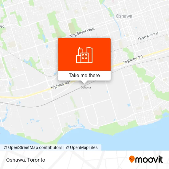Oshawa map