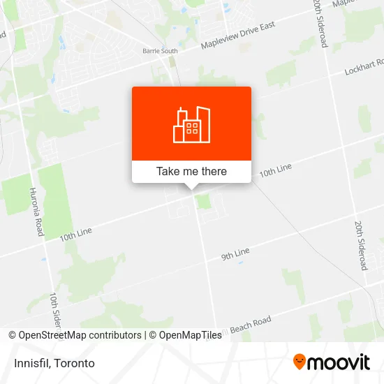 Innisfil map