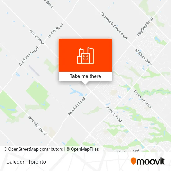 Caledon map