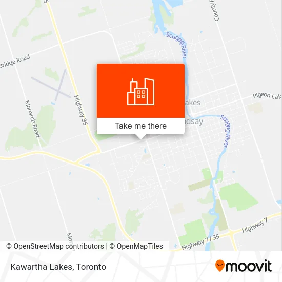 Kawartha Lakes map