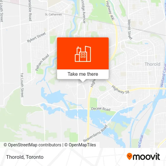 Thorold map