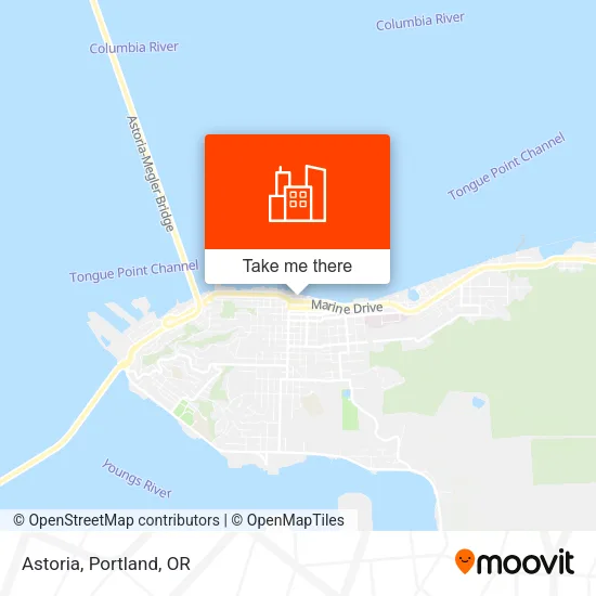 Astoria map