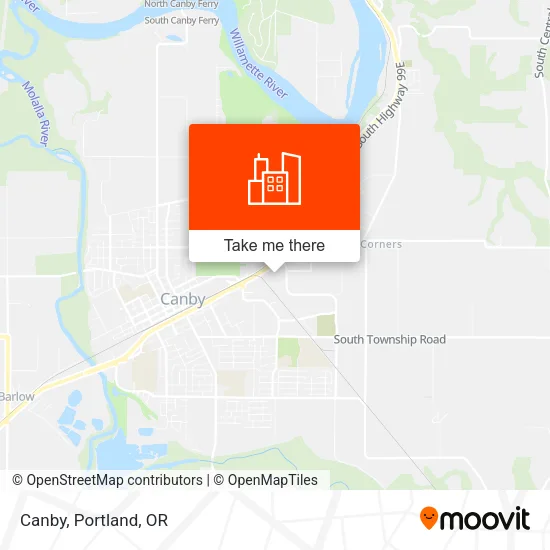 Canby map