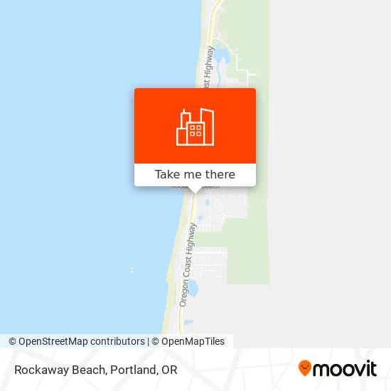 Rockaway Beach map