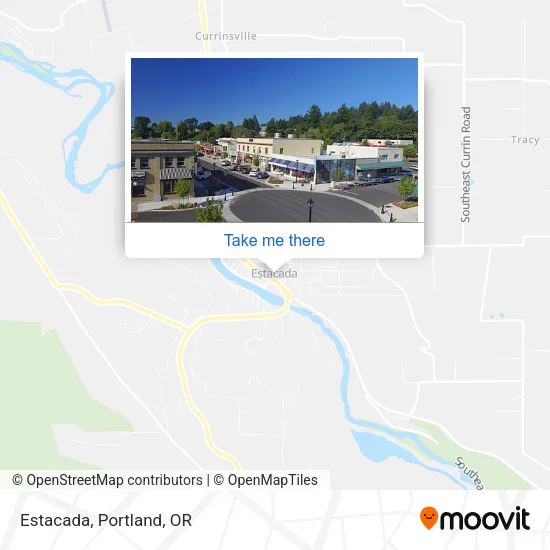 Estacada map