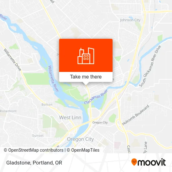 Gladstone map