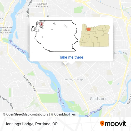 Jennings Lodge map