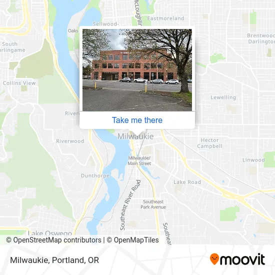 Milwaukie map