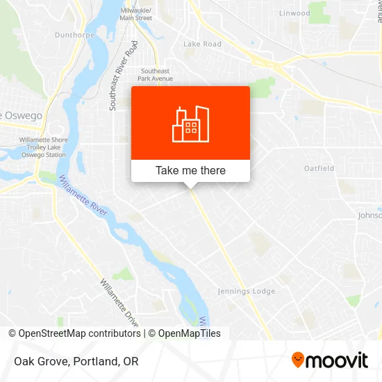 Oak Grove map
