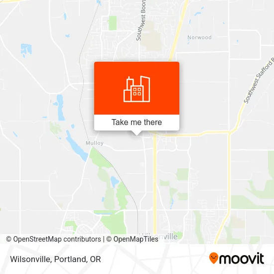 Wilsonville map