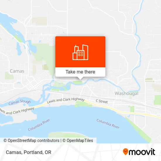 Camas map