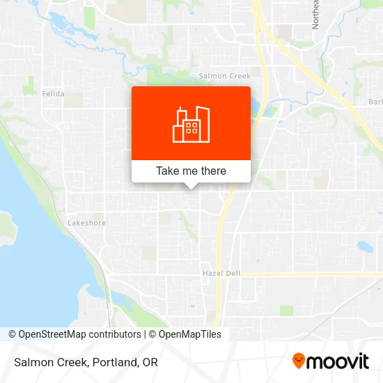 Salmon Creek map