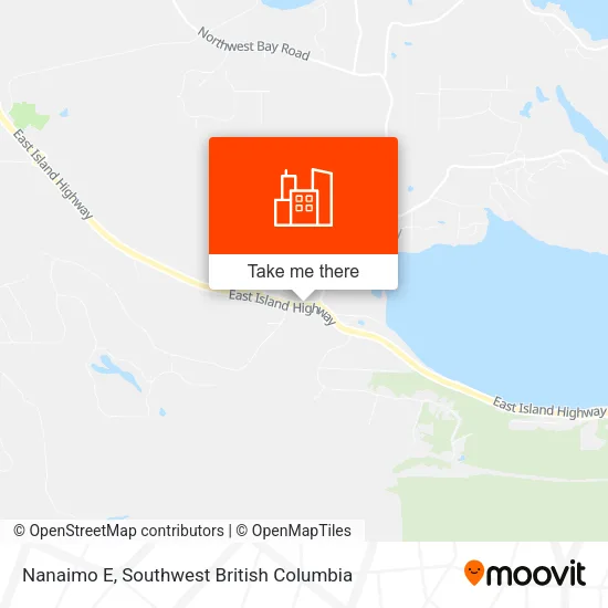 Nanaimo E map