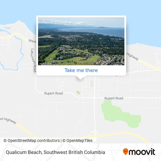 Qualicum Beach map