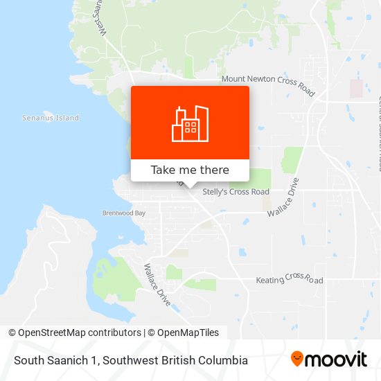 South Saanich 1 map