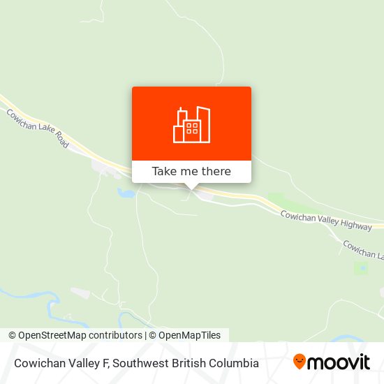Cowichan Valley F map