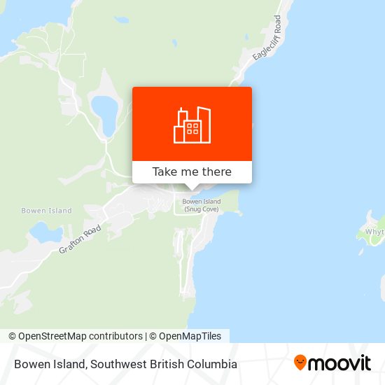 Bowen Island map