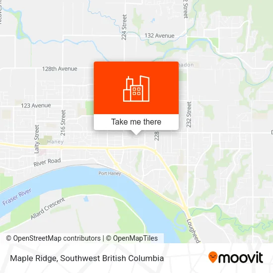 Maple Ridge map