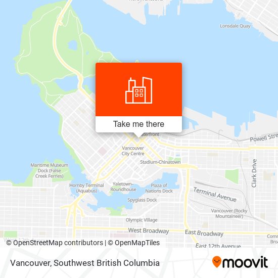 Vancouver map