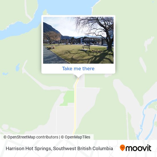 Harrison Hot Springs map